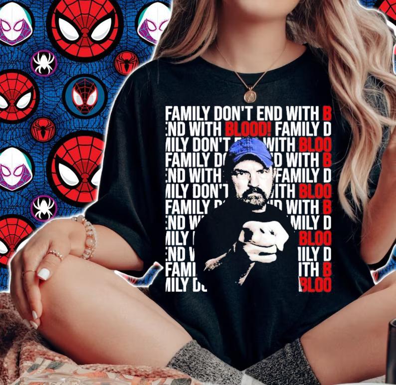Jim Beaver family dont end with blood shirt woman shirt