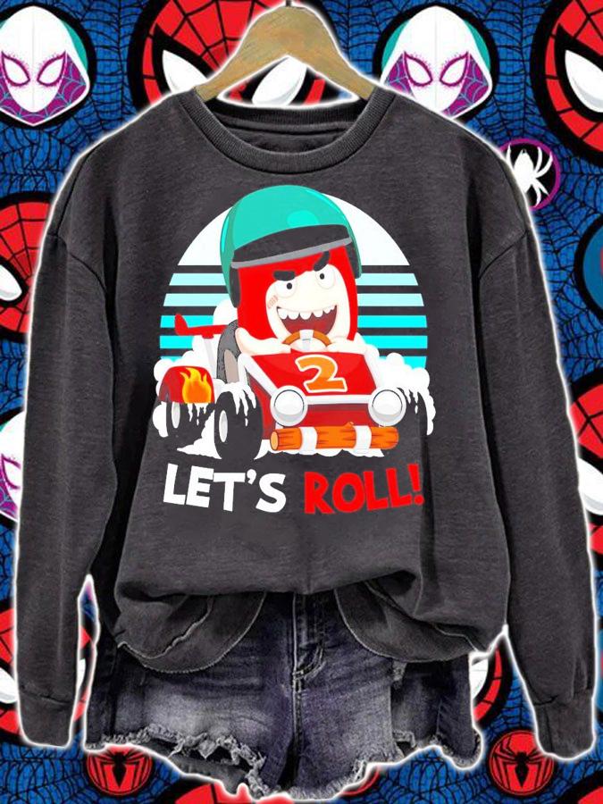 Let's Roll racing vintage shirt