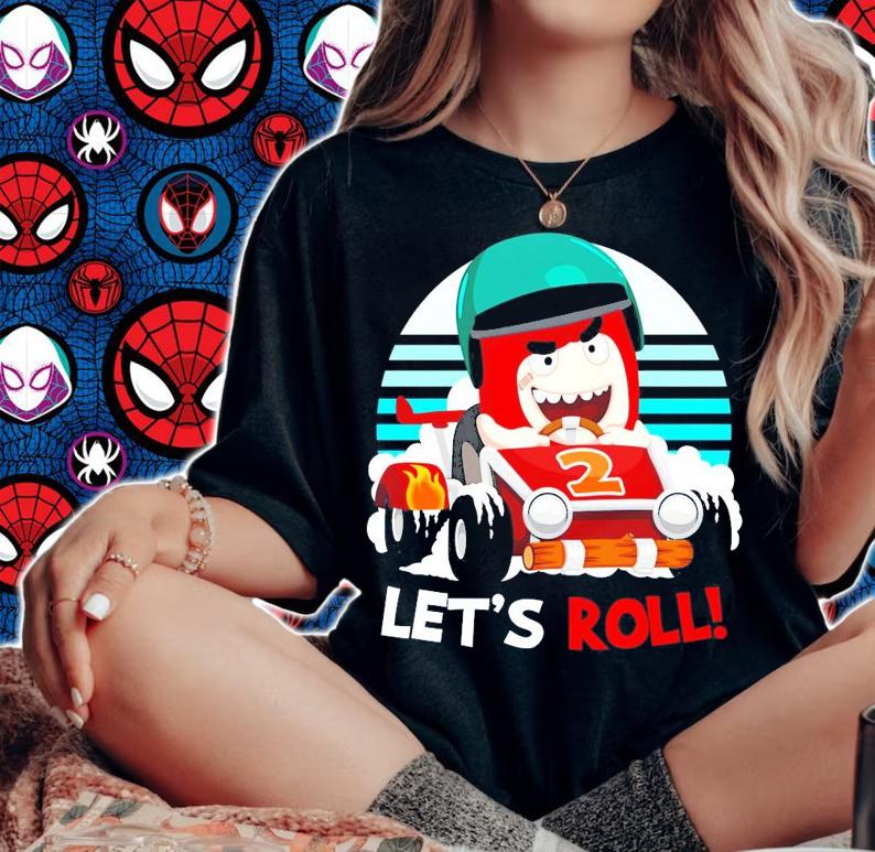 Let's Roll racing vintage shirt