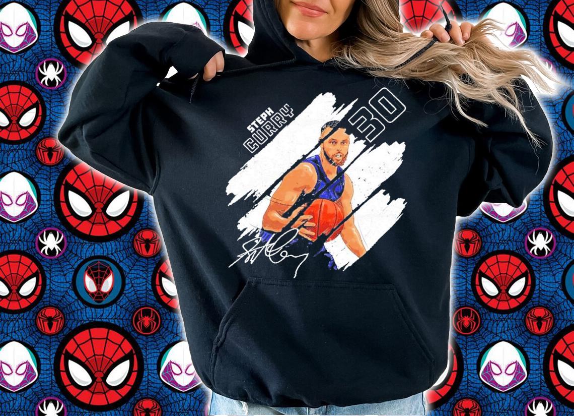 Steph Curry Golden State Basketball signature t-shirt hoodie