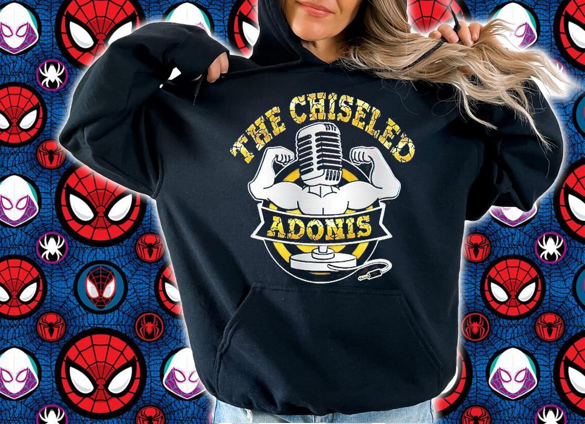 The Chiseled Adonis logo T-shirt hoodie