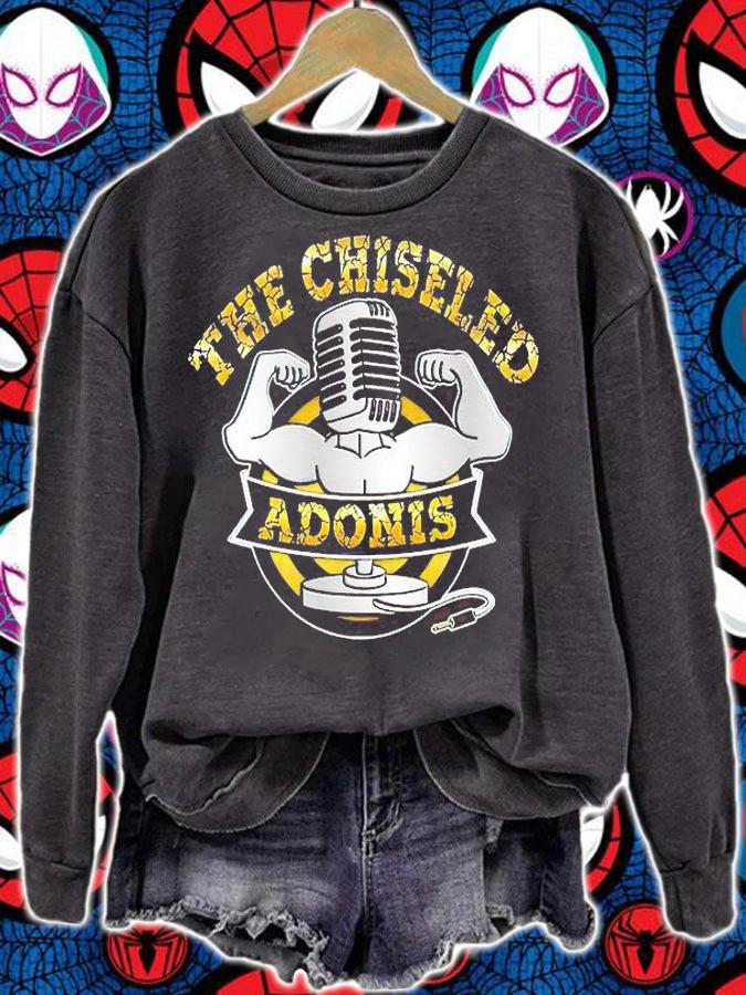 The Chiseled Adonis logo T-shirt sweatshirt