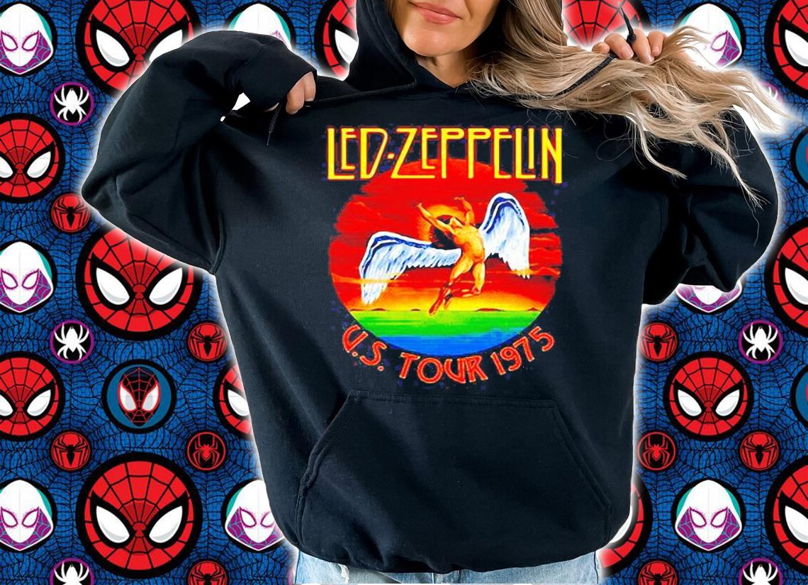 Vintage Led Zeppelin Us Tour 1975 T-shirt