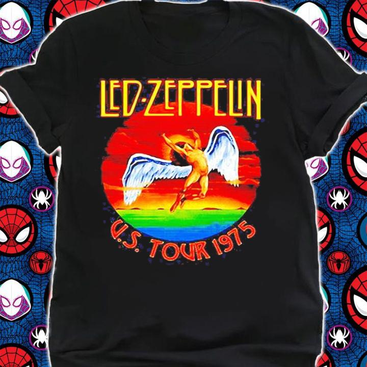 Vintage Led Zeppelin Us Tour 1975 T-shirt
