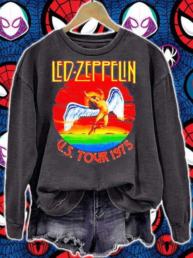 Vintage Led Zeppelin Us Tour 1975 T-shirt