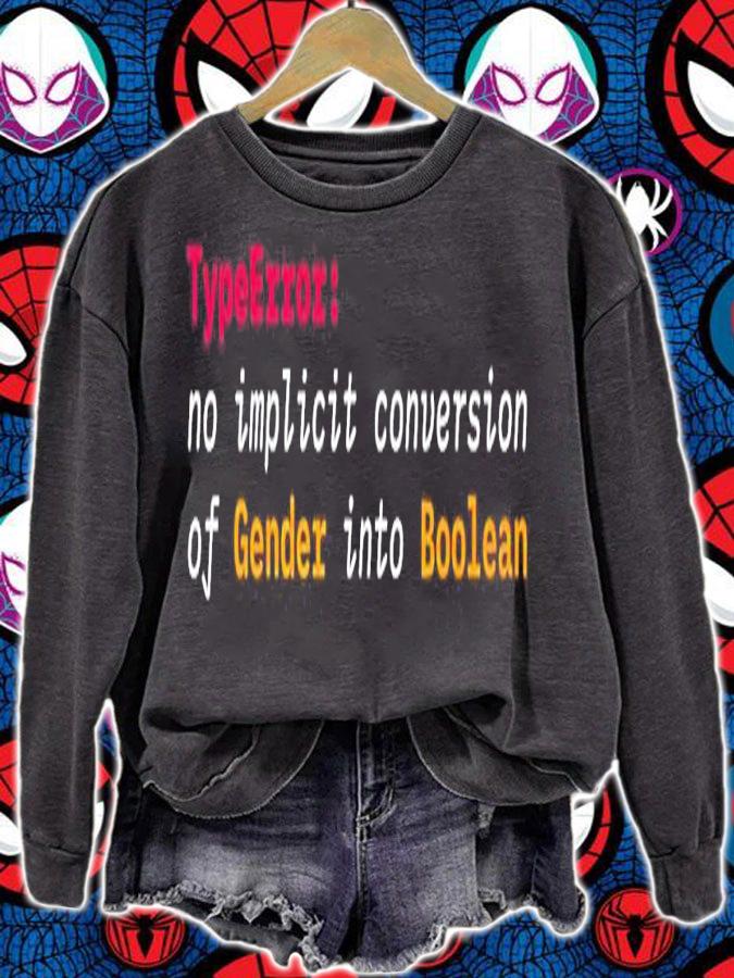 Typeerror no implicit conversion of Gender into Boolean shirt