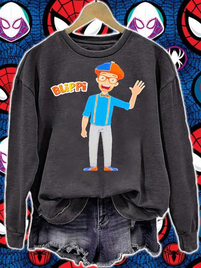 Youth Cartoon Blippi T-shirt sweatshirt