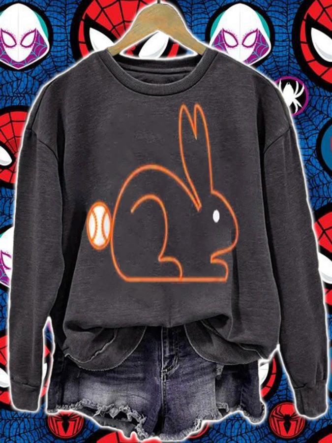 Bay Area Bunny Baseball shirt