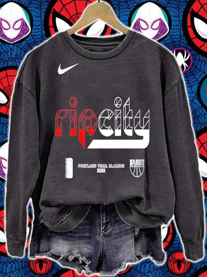 Portland Trail Blazers Nike 2021 NBA Playoffs Mantra Rip City shirt