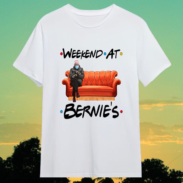 Friends Bernie Sanders Mittens Meme Weekend At Bernie's T-Shirt