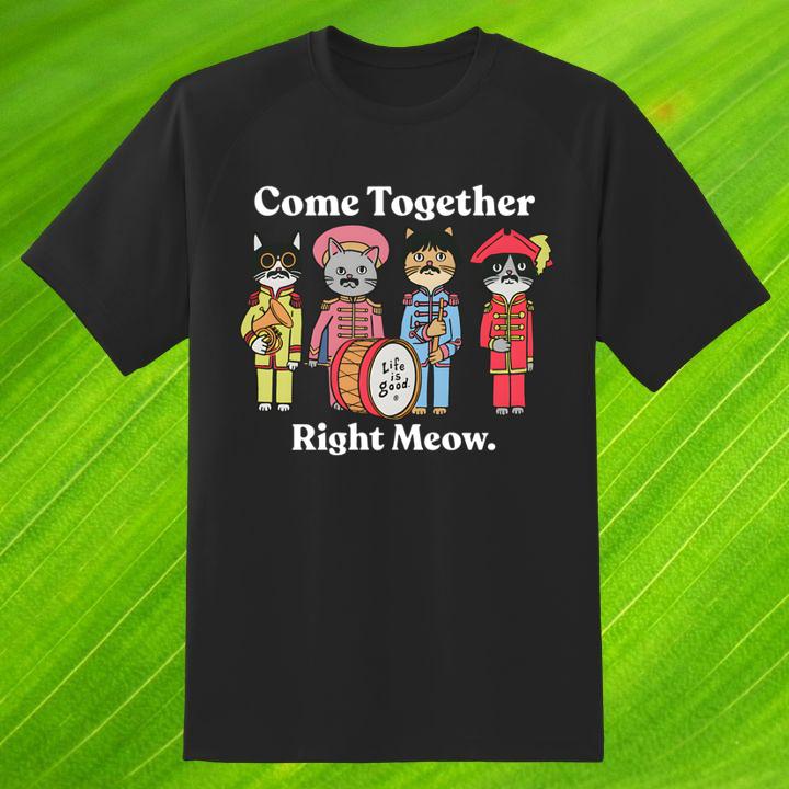 Come Together Right Meow Art Shirt