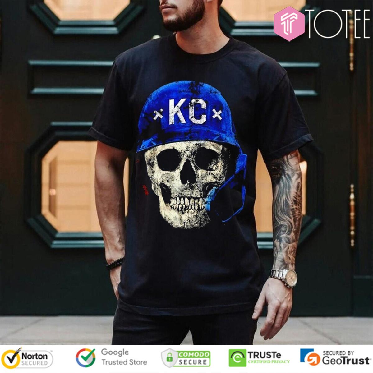 Skull Kansas City Royals T-Shirt