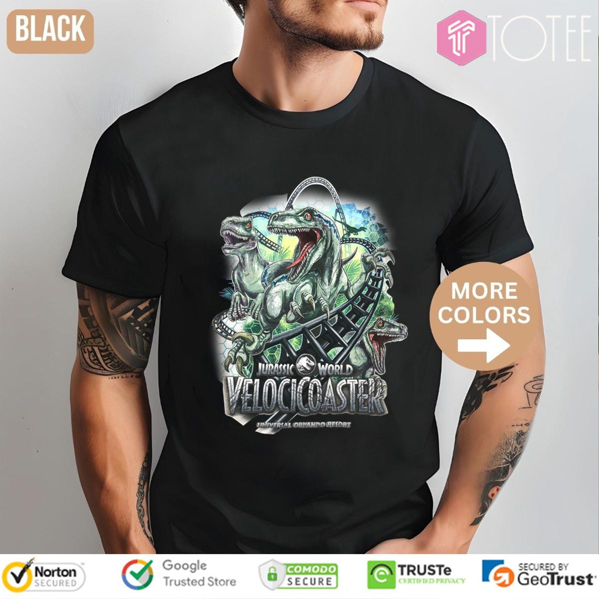 Unleash the Thrill: Velocicoaster Shirt - Ride the Raptor!