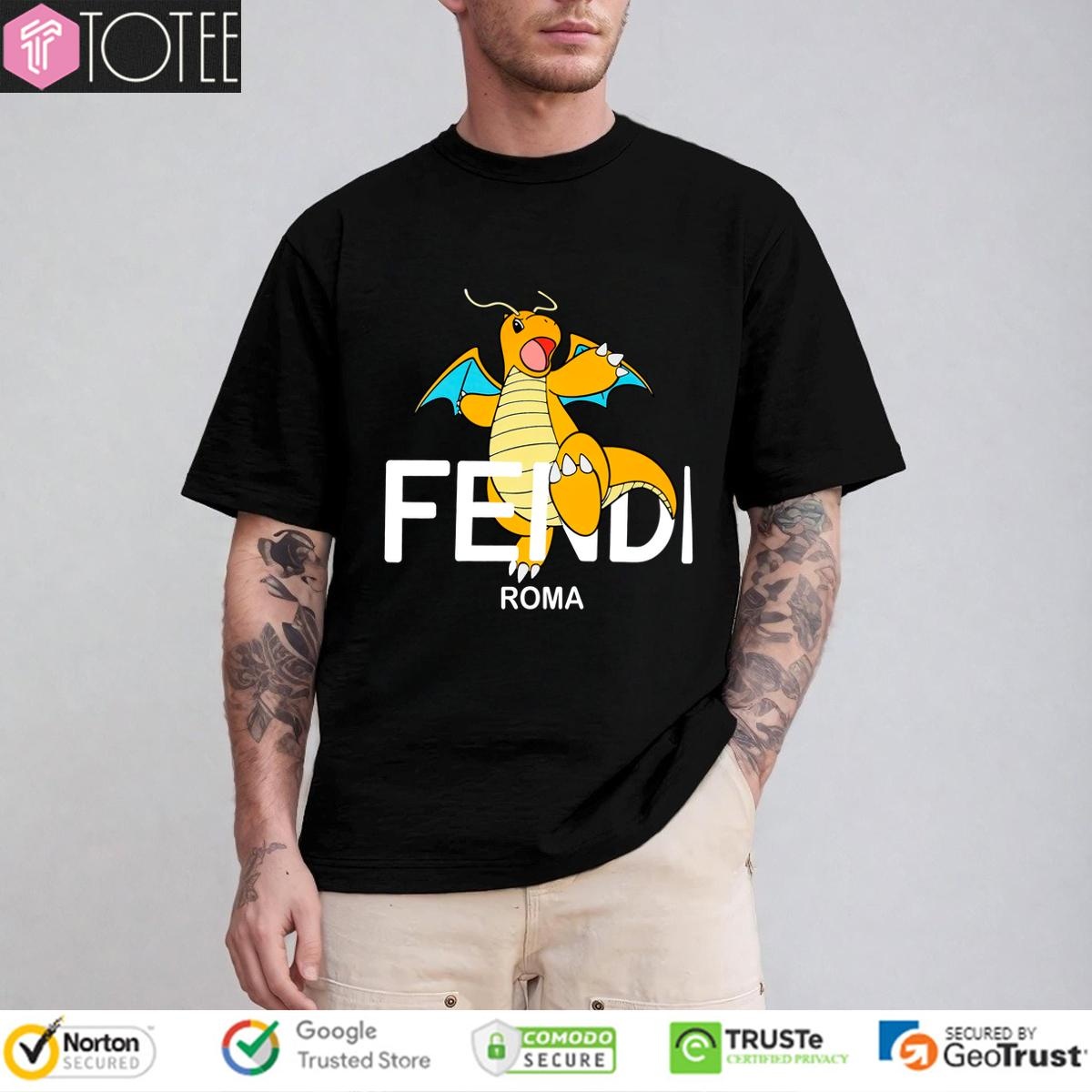 Dragonite Fendi Roma Palazzo T-shirt